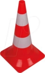 VEL 1190-50 - Garage - Leitkegel, Pylon, rot-wei&szlig;, 50 cm