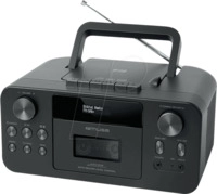 MUSE M-182DB - Boombox, M-182 DB mit Radio, CD, Kassette und Bluetooth