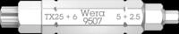 WERA 05073202001 - 4 in 1 Bit, TORX, Innensechskant, 2,5-6mm, TX 25