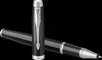 PARKER 1931658 - Tintenroller, schwarz, F, IM Black Lacquer