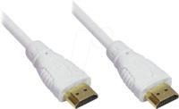 GC 4514-020W - HDMI A Stecker > HDMI A Stk., 2m wei&szlig;