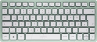 JK-7100DE-18 - Tastatur, Bluetooth, gr&uuml;n, kompakt, DE