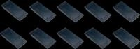 FRANKEN HM235010 - Magnete, 23x50 mm, schwarz, 10 St&uuml;ck