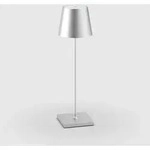 Sigor Nuindie Akku-Tischleuchte metallic, kabellos, dimmbar, bis zu 17h...