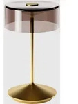 Sigor Numotion Akku-Tischleuchte mit Glasschirm, eloxiert - Gold