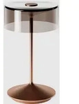 Sigor Numotion Akku-Tischleuchte mit Glasschirm, eloxiert - Bronze