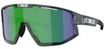 BLIZ Fusion small Sportbrille kristallschwarz / braun gr&uuml;n Gl&auml;ser