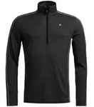 Ortovox 185 R'n' W Zip Neck Long Sleeve Men black raven M
