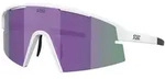 BLIZ P006 Sportbrille matt white/ smoke violett mirror Gl&auml;ser