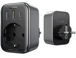 Ugreen Wandladeger&auml;t 2x USB / USB-C 30W EU-EU 13A CD314 &ndash; USB C Netzteil mit
