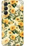 ONEFLOW Samsung Galaxy A54 5G H&uuml;lle Blumen in Gelb / Gr&uuml;n &ndash; Backcover,...