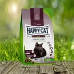 Happy Cat Sterilised Adult Weide-Lamm - Leicht verdauliches Katzenfutter mit weniger