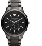 Emporio Armani AR1451 Herrenuhr Schwarz Ceramica Chronograph