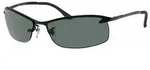 Ray-Ban Unisex Sonnenbrille Top Bar RB3183 002/81, polarisiert, Gestell:...