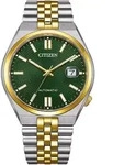 Citizen Tsuyosa Elegant NK0024-54X Herren-Automatikuhr Bicolor Gr&uuml;n