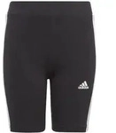 Adidas M&auml;dchen Essential 3-Streifen Short Tight schwarz-wei&szlig; 170