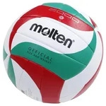 Molten Volleyball Trainingsball Gr. 5 wei&szlig;-gr&uuml;n-rot