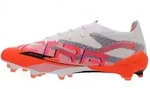Puma Herren Ultra 5 Ultimate FG Fu&szlig;ballschuh wei&szlig;, orange, schwarz 44