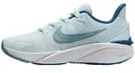 Nike Kinder Star Runner 4 Fitness/ Freizeitschuh hellblau, wei&szlig; 36