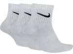Nike Everyday Lightweight Ankle Trainingssocken Sportsocken 3er Pack wei&szlig; 42-46
