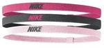 Nike Elastic Headband Stirnband 3er Pack pink-rosa
