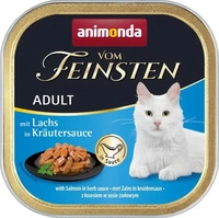 animonda Vom Feinsten Adult in Sauce mit Lachs in Kr&auml;utersauce 0.6 kg,...