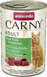 animonda Carny Adult Rind, Pute + Kaninchen 2.4 kg, Grundpreis: &euro; 5,41 / kg