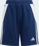 adidas Tiro 24 Sweat Short Kinder Dunkelblau/Wei&szlig; Jungen/M&auml;dchen