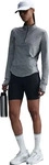 Nike Dri-FIT Swift Longsleeve Half-Zip Damen Dunkelgrau