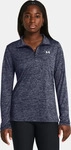 Under Armour Tech Twist Half Zip Top Navy Damen