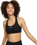 Nike Dri-FIT Swoosh Sport BH M&auml;dchen Schwarz/Wei&szlig; Damen