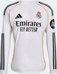 adidas Real Madrid Heim-Shirt Longsleeve Wei&szlig;/Schwarz Herren
