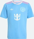 adidas Inter Miami CF 3. Shirt Messi Kinder Hellblau/Wei&szlig; Jungen/M&auml;dchen