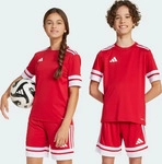 adidas Squadra 25 Trainings-Shirt Kinder Rot/Wei&szlig; Jungen/M&auml;dchen