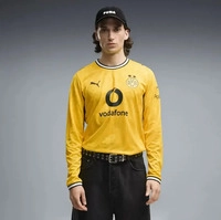 Puma Borussia Dortmund Zuhause Shirt Langarm Gelb/Schwarz Herren