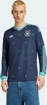 adidas Deutschland Ausw&auml;rtstrikot Langarm WK 2026 Donkerblauw/Blauw Herren