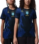 Nike Brasilien Ausw&auml;rtstrikot Kids WM 2026 Blau/Schwarz Jungen/M&auml;dchen