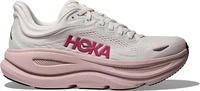 HOKA Bondi 9 Damen Wei&szlig;/Rosa