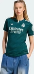 adidas Real Madrid Ausw&auml;rtstrikot Damen 26/27 Dunkelgr&uuml;n/Wei&szlig;