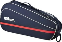 Wilson Team 3 Schl&auml;gertasche Navy Herren/Damen