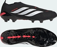 adidas Predator 26 League Laceless FG Schwarz/Wei&szlig;/Rot Herren/Damen