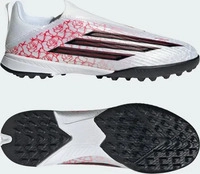 adidas F50 Lamine Yamal League Laceless TF Kinder Wei&szlig;/Rot Junior