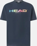 Head Rainbow T-Shirt Navy Herren