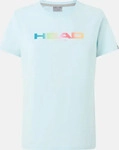 HEAD Regenbogen T-Shirt Hellblau Damen