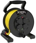 PCE Kabeltrommel XREEL, 4x Schuko, 3x1,5mm2 (25m)