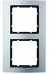 Berker B.3 Rahmen 2-fach, Alu/anthrazit matt - 10123004