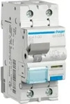 Hager FI-LS-Schalter, Kennlinie B, 13A, 30mA, 1+N, Typ A - ADA513D