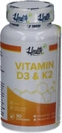 Health+ HEP-24599, Health+ VITAMIN D3 & K2, 90 Kapseln Health+