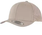 FLEXFIT Unisex Vintage Trucker Kappe Netz Cap 6606/6606T khaki one size