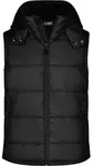 James & Nicholson Herren Kapuzen Steppweste Bodywarmer JN1004 black S